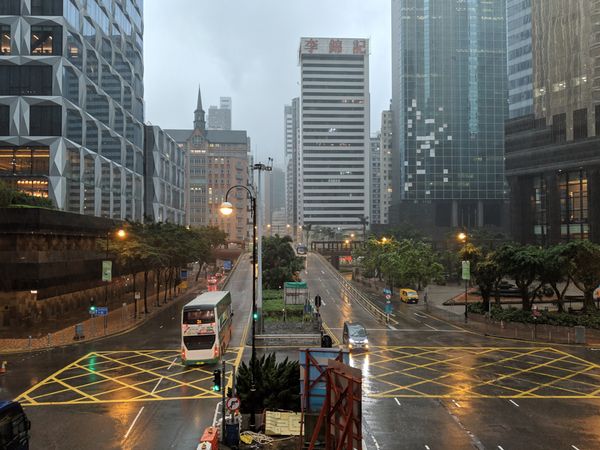 Small narrow overpasses in the central part of the city for 1 or 2 lanes