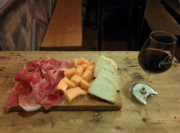 Prosciutto and melon