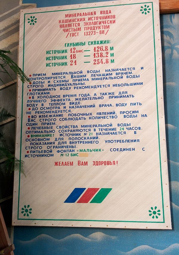 Mineral springs water