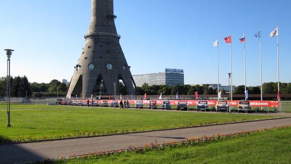 Ostankino television tower, Soviet exhibition
